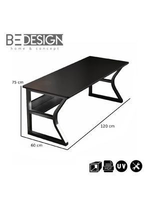 Imagen 2 del producto Escritorio Gamer Metal Negro