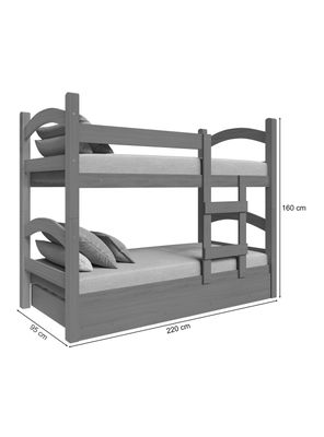 Imagen 2 del producto Camarote Trento 1 Plaza + Cama Auxiliar