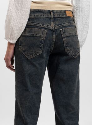 Imagen 2 del producto Jeans Recto Tiro Medio Amparo Azul