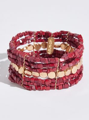 Imagen 2 del producto Pulsera 5 Corridas Mostacillas y Piedras