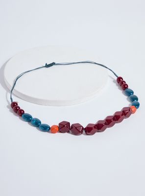 Collar Ajustable Formas Irregulares de Resina