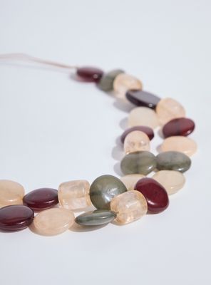 Imagen 2 del producto Collar Ajustable Formas Redondas de Resina