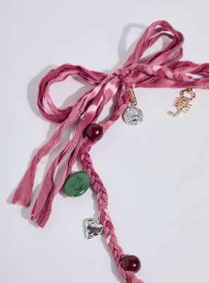 Imagen 2 del producto Collar Cinta Trenzada con Charms