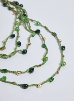 Imagen 2 del producto Collar Hebra Trenzada con Mostacillas