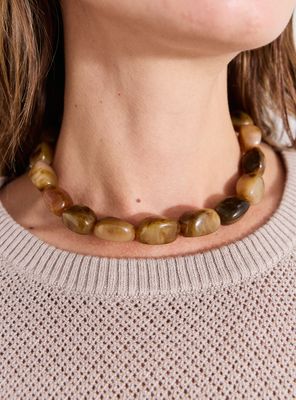 Imagen 2 del producto Collar Resina Forma de Piedras