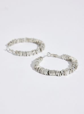 Imagen 2 del producto Aros Curvos Antique Silver