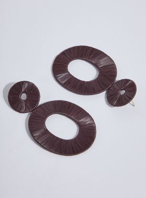 Imagen 2 del producto Aros Circulares Papel Raffia