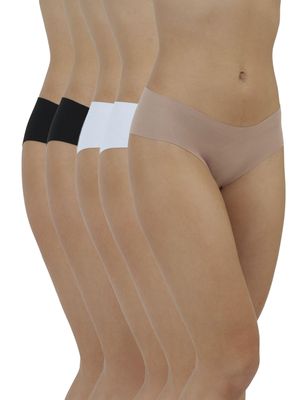 Pack 5 Hikini Algodón Corte Láser