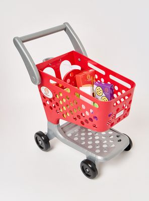 Juguete Carrito de Compras Rojo + Accesorios