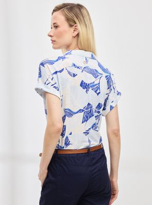 Imagen 2 del producto Polera Tipo Blusa Anudada con Tela Elasticada