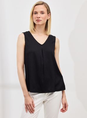 Polera Texturizada con Pinza Central