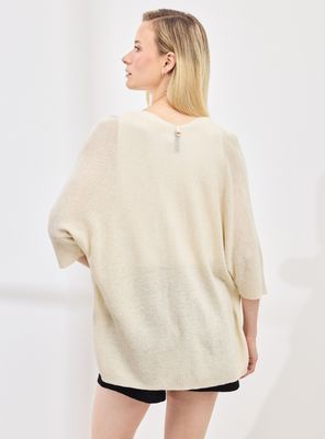 Imagen 2 del producto Chaleco Tipo Kimono con Detalle Metalizado