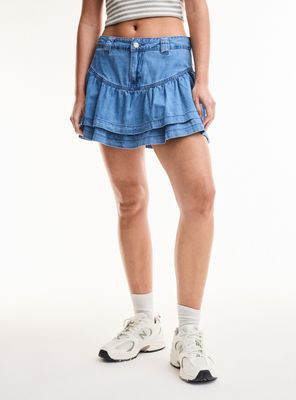 Falda Doble Vuelo en Ruedo