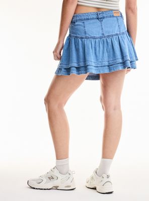 Imagen 2 del producto Falda Doble Vuelo en Ruedo