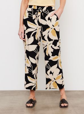 Pantalón Crop Pierna Ancho Ligero