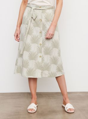 Imagen 1 del producto Falda Botones Frontales Ajuste Cómodo