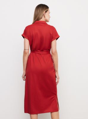 Imagen 2 del producto Vestido Camisero de Punto Piqué