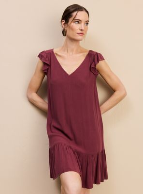 Vestido con Proceso de Lavado Bolsillos