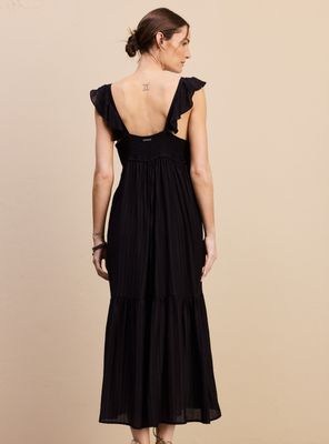 Imagen 2 del producto Vestido con Textura Vuelo en Mangas