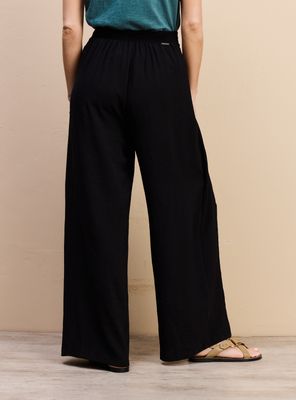 Imagen 2 del producto Pantalón Elasticado en Cintura Abertura en Pierna