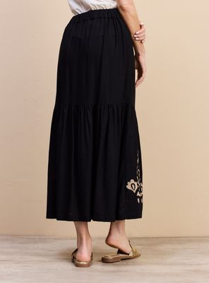 Imagen 2 del producto Falda con Lino Bordada