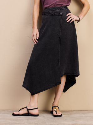 Falda Envolvente con Proceso de Lavado