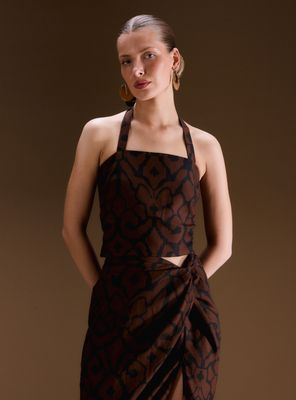 Imagen 1 del producto Blusa Strapless con Recogido Colección Ange Eyzaguirre