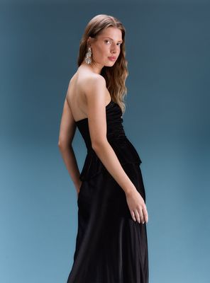 Imagen 2 del producto Blusa Strapless con Drapeado Colección María Guldman