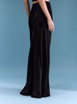 Imagen 2 del producto Falda Maxi Satinada Colección María Guldman