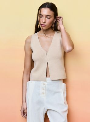 Polera Vest Tejida