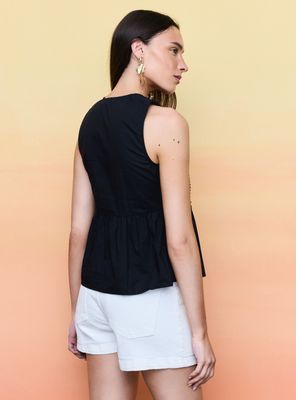 Imagen 2 del producto Blusa Escote V Abotonada con Bordados