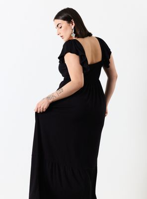 Imagen 2 del producto Vestido Largo Corte Imperio y Vuelos en Pabilos