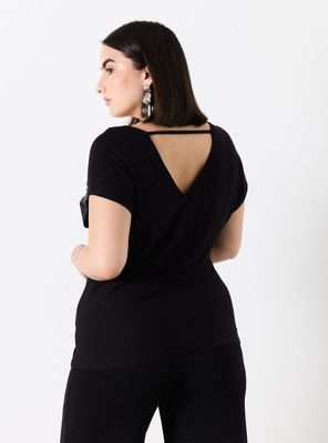 Imagen 2 del producto Polera Lentejuelas y Espalda Descubierta