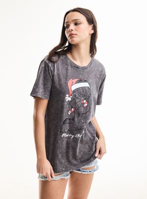 Polera Larga Print Frontal