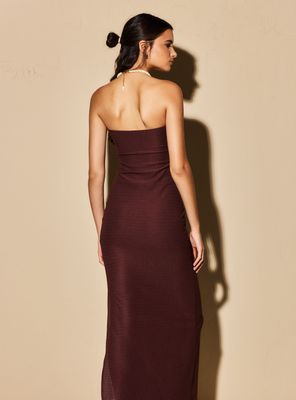 Imagen 2 del producto Vestido Ajustado Strapless Textura