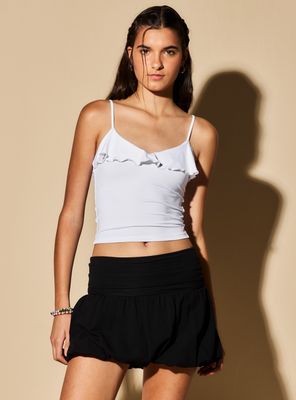 Polera Vuelo en Escote