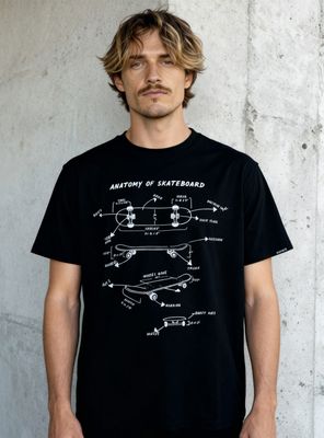 Polera Regular Skate Anatomy