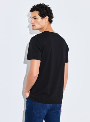 Imagen 2 del producto Polera Manga Corta Algodón Cuello V