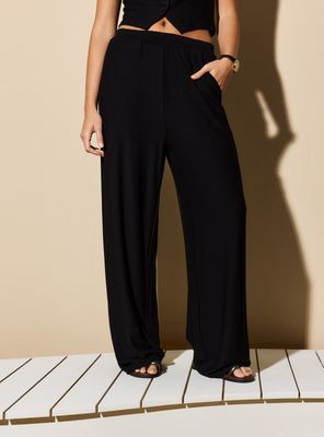 Pantalón Pretina Elasticada con Bolsillos