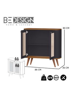 Imagen 2 del producto Buffet Neón Negro Caramelo