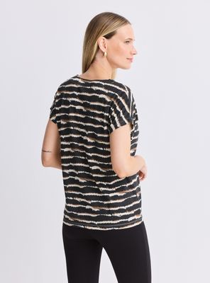 Imagen 2 del producto Polera Escote en V Estampada