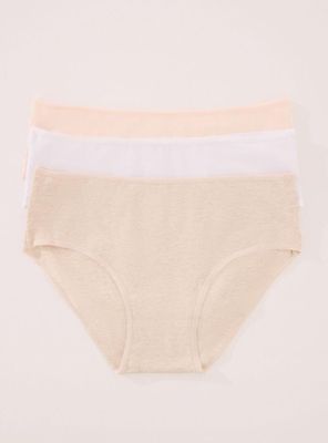 Pack 3 Calzón Culotte Algodón Orgánico