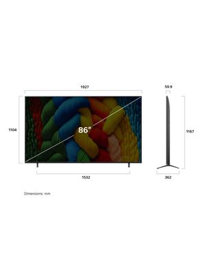 Imagen 2 del producto NanoCell Smart TV 86"" 4K UHD 86NANO80ASA