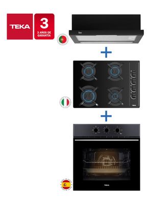 Imagen 2 del producto Kit Empotrable Horno HSB610 + Encimera GBC64003 BUT + Campana TL6310BK