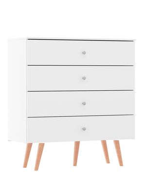 Imagen 1 del producto Cómoda 4 Cajones con Patas 99.5x90xx38 cm