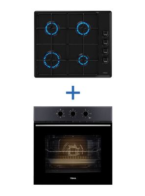 Kit Emporable Horno HSB 610 + Encimera  HLX 640 BK