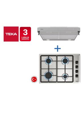 Imagen 2 del producto Kit Empotrable Encimera HLX 540 BUT + Campana CX 62120 INOX