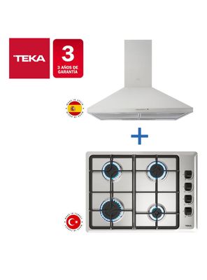 Imagen 2 del producto Kit Empotrable Encimera HLX 540 BUT + Campana DBB 60 INOX