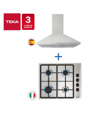 Imagen 2 del producto Kit Empotrable Encimera HLX 640 INOX + Campana DBB60 INOX