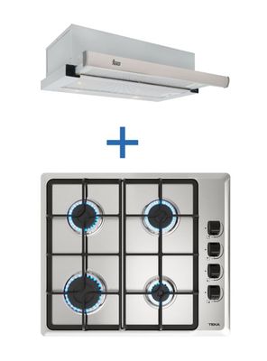 Kit Empotrable Encimera HLX 640 INOX + Campana TL 6310INOX